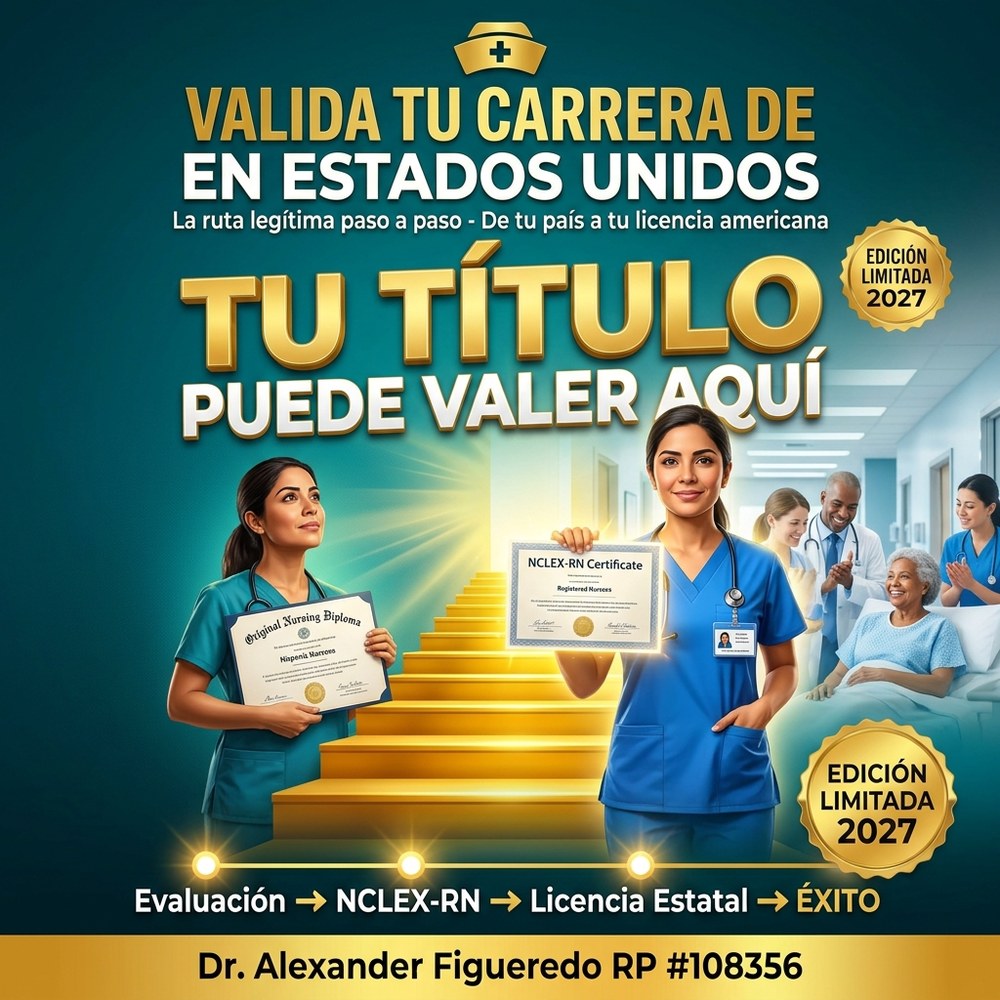Portada — Folleto: Validar tu Licencia de Enfermería en EE.UU.
