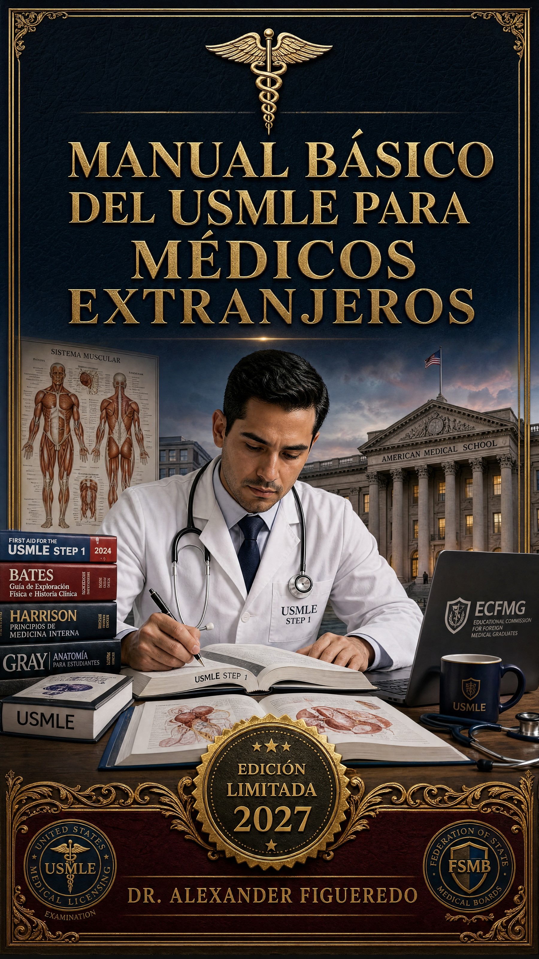 Portada — Manual Básico del USMLE para Médicos Extranjeros