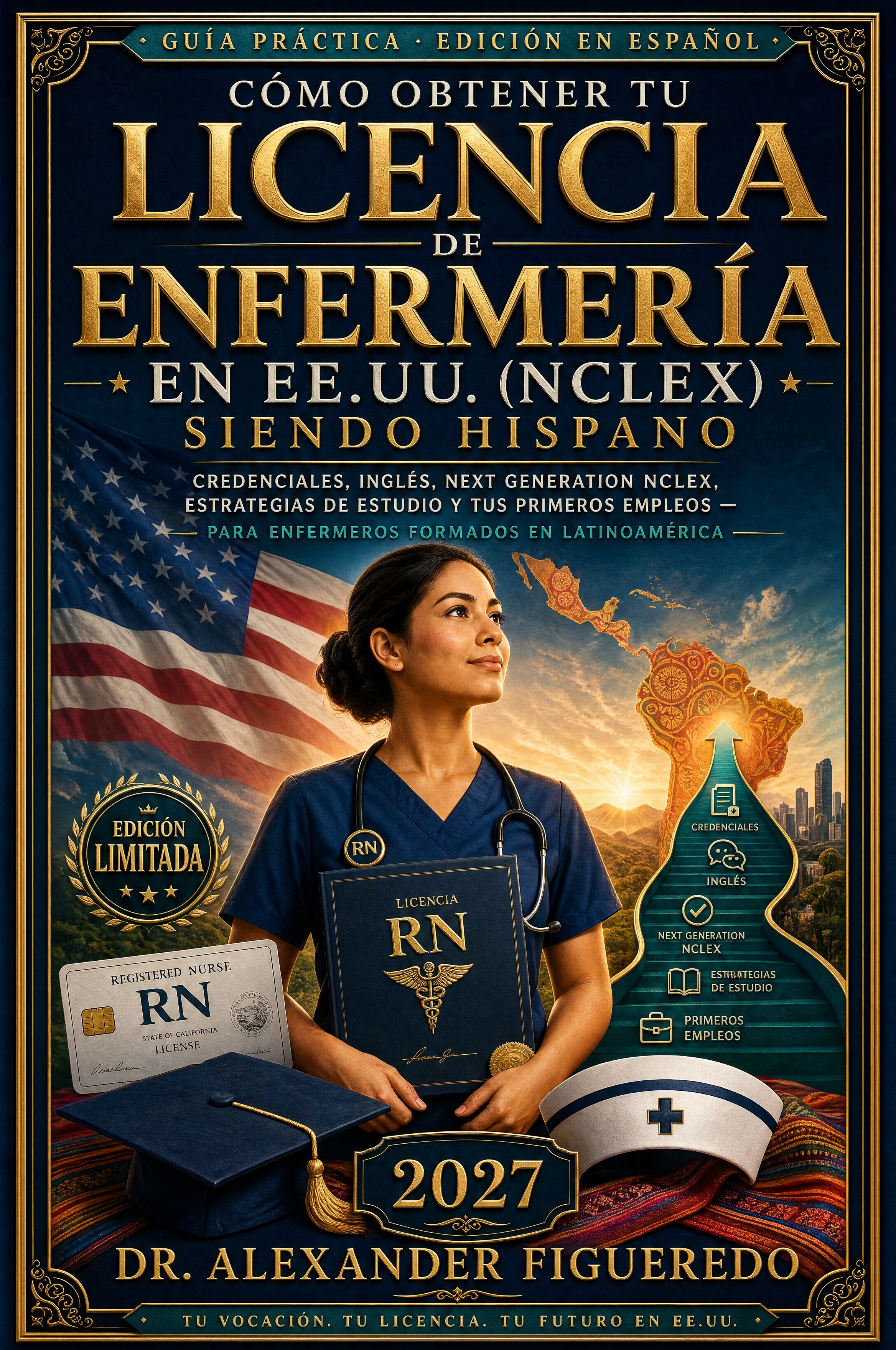 Portada — Cómo Obtener tu Licencia de Enfermería (NCLEX) Siendo Hispano