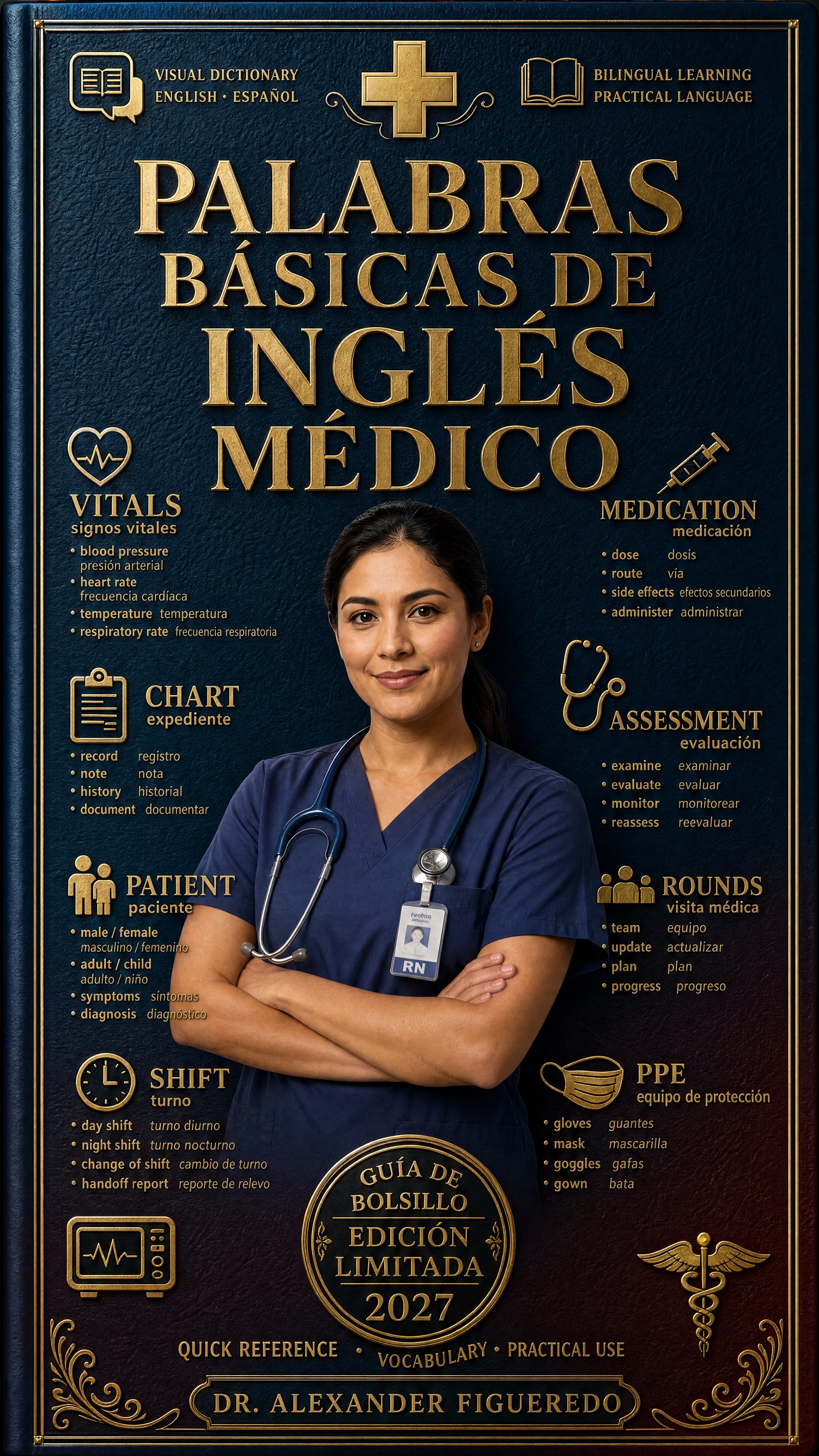 Portada — Palabras Básicas de Inglés Médico